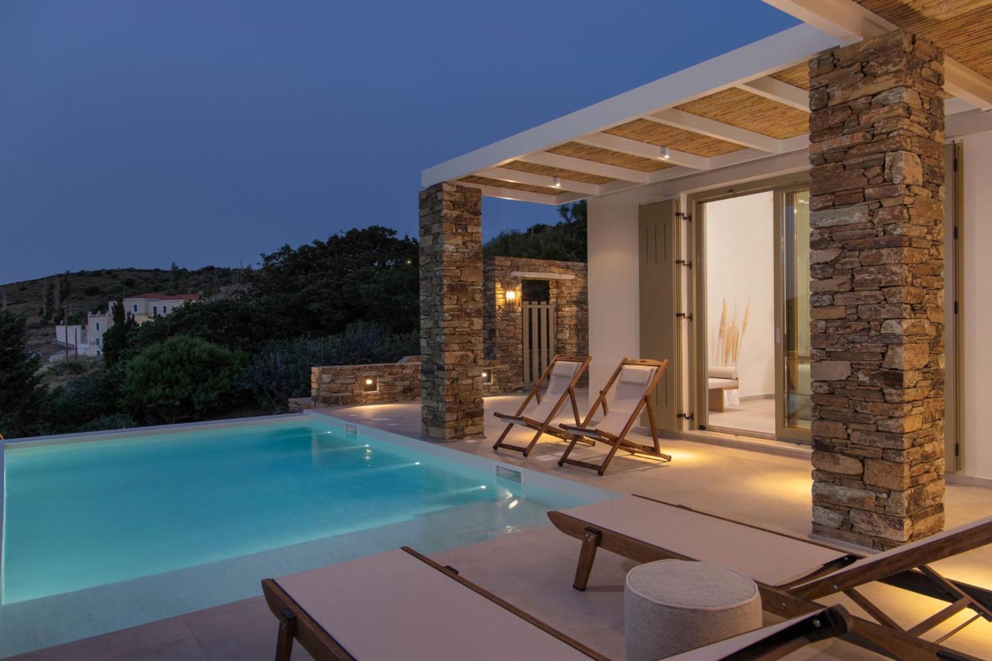 Casa Di Fiori Andros Suites Eksteriør billede